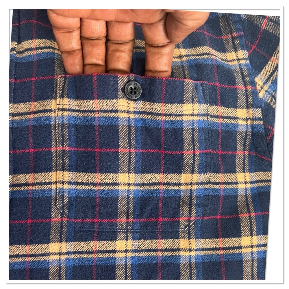 Pendleton Plaid Flannel Elbow Patch Lightweight L… - image 6